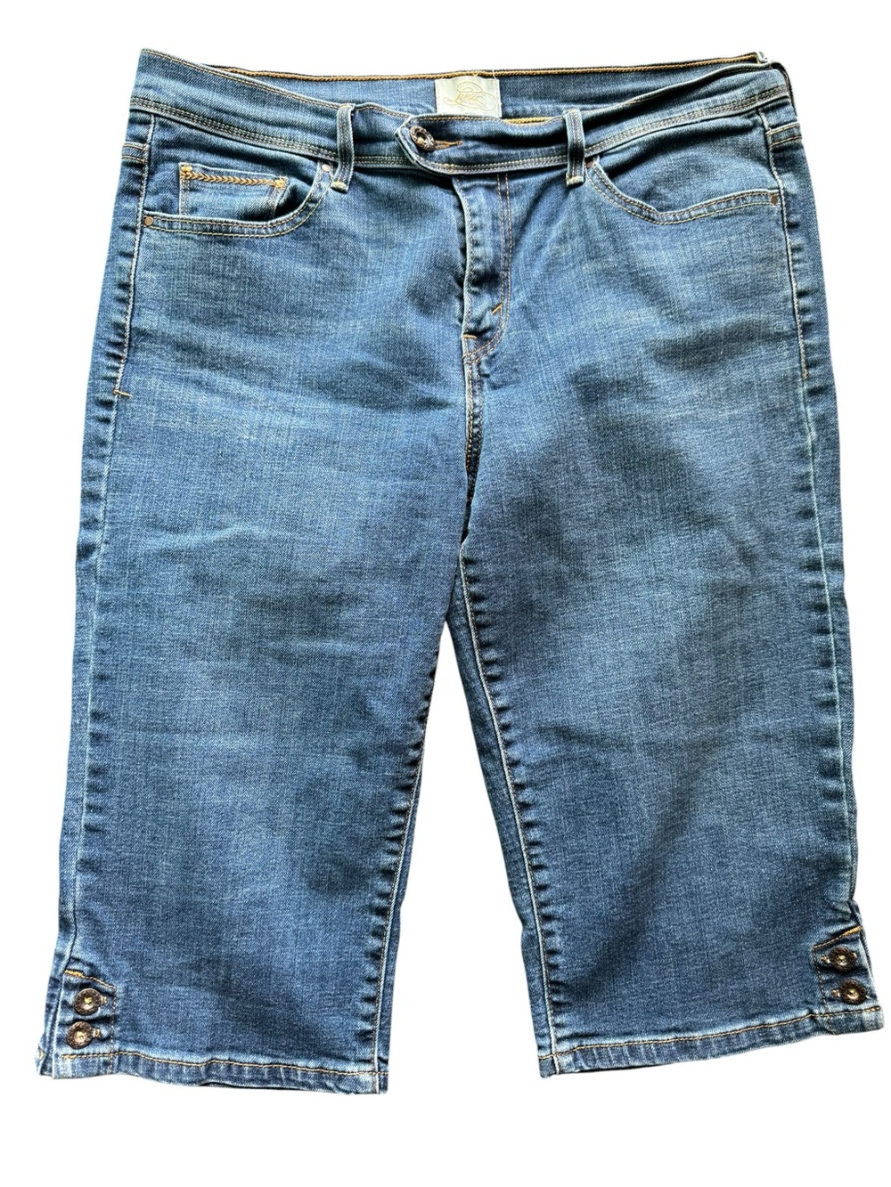Levi’s 515 Skimmer Capri Jeans Women’s Size 10 Stretch Medium Wash Denim